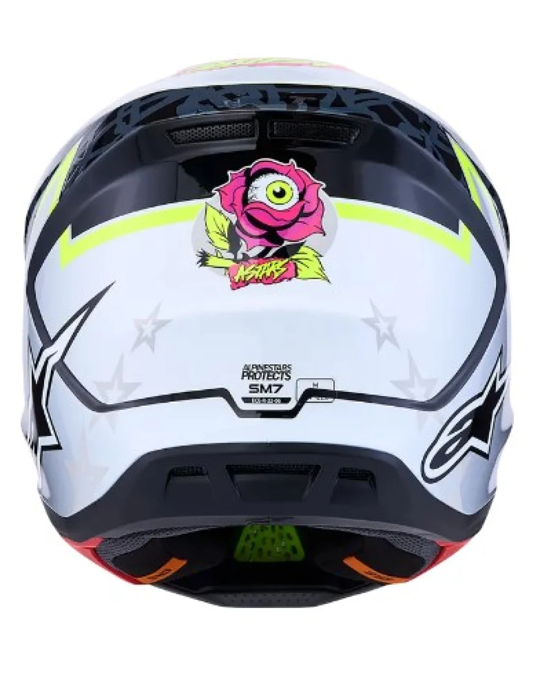 Мотокрос каска ALPINESTARS SM7 BLASTER BLK/GRY/YLW