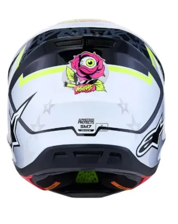 Мотокрос каска ALPINESTARS SM7 BLASTER BLK/GRY/YLW