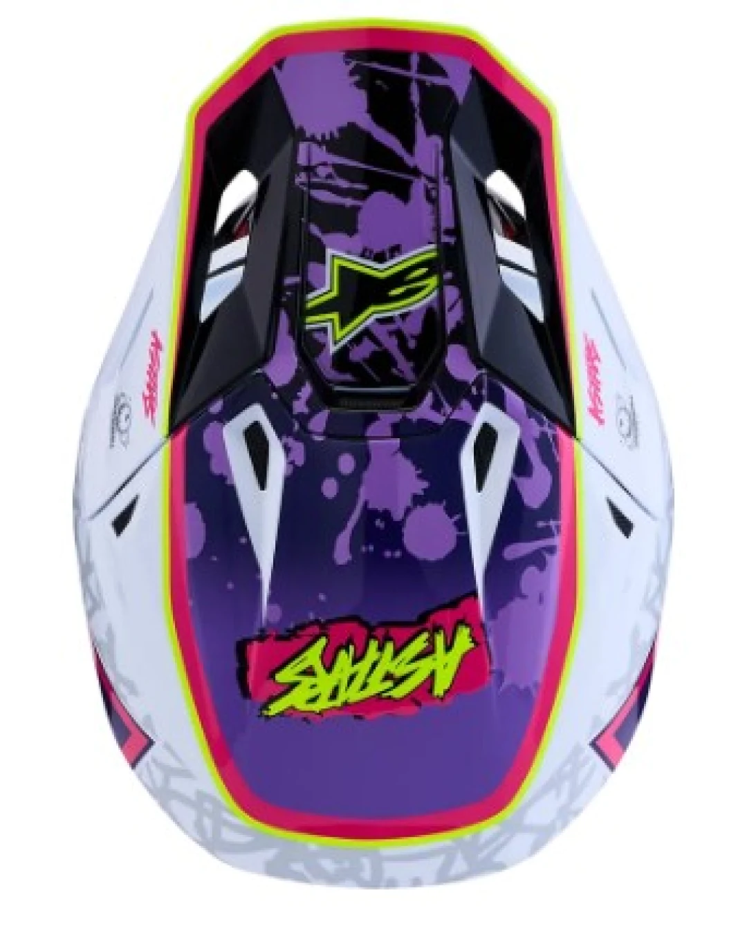 Мотокрос каска ALPINESTARS SM7 BLASTER PUR/PNK/WH