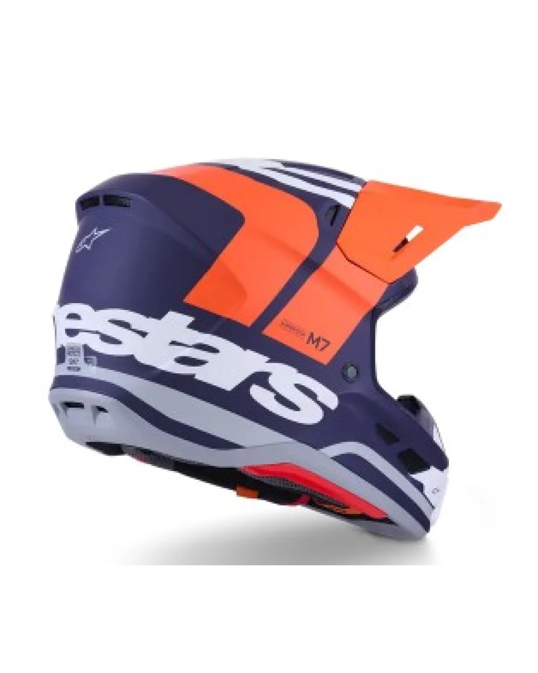 Мотокрос каска ALPINESTARS SM7 CORE ORAN/BLUE