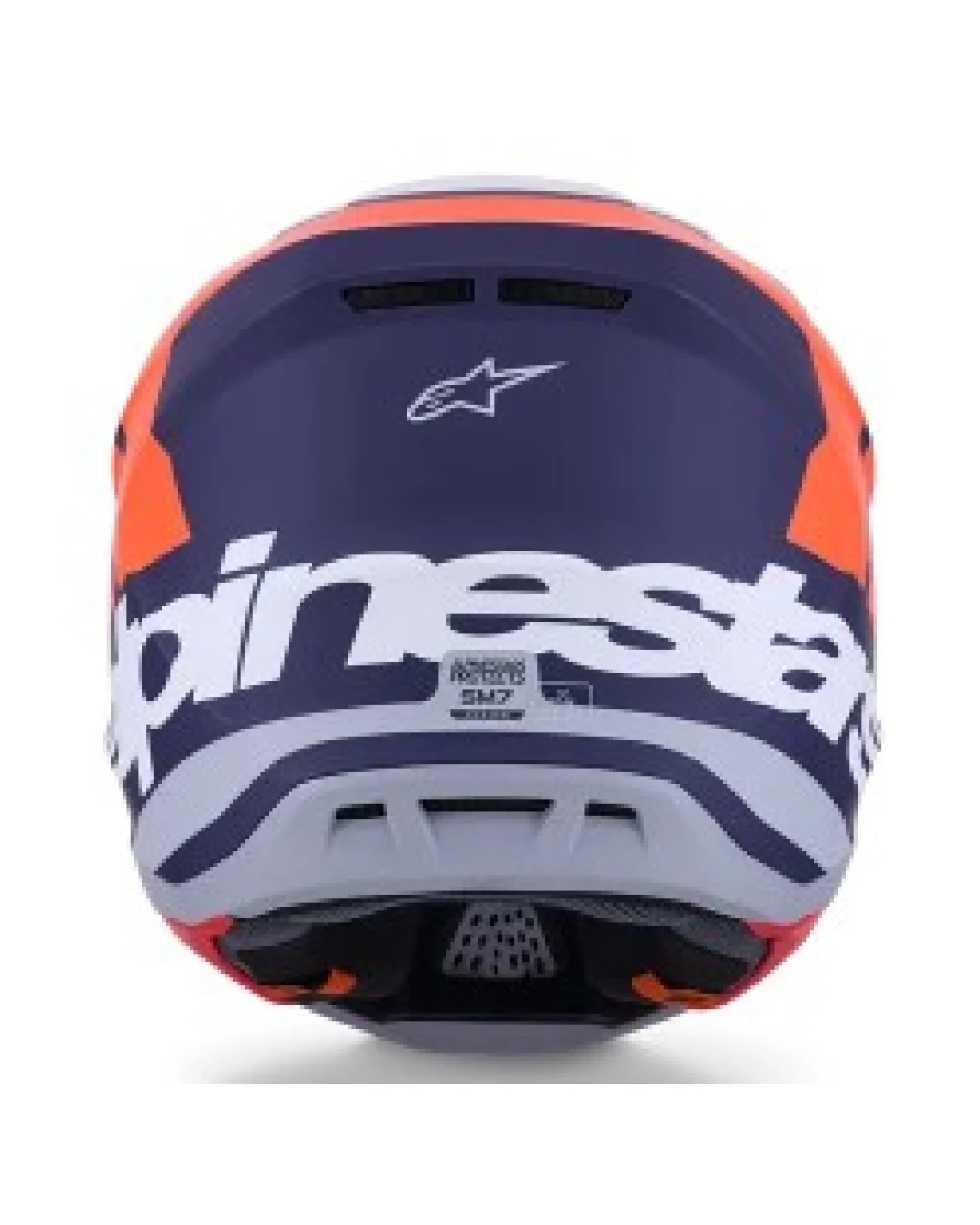 Мотокрос каска ALPINESTARS SM7 CORE ORAN/BLUE