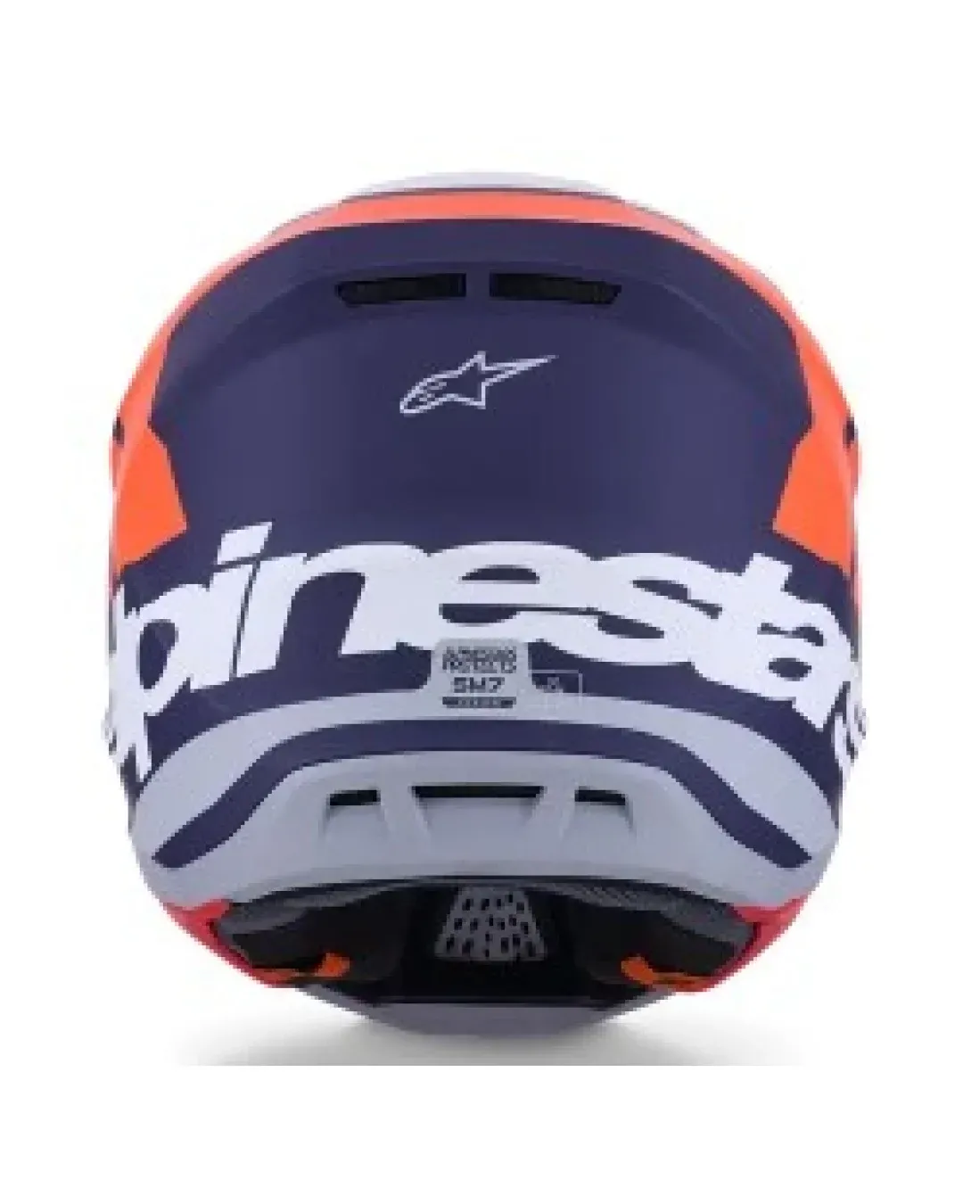 Мотокрос каска ALPINESTARS SM7 CORE ORAN/BLUE