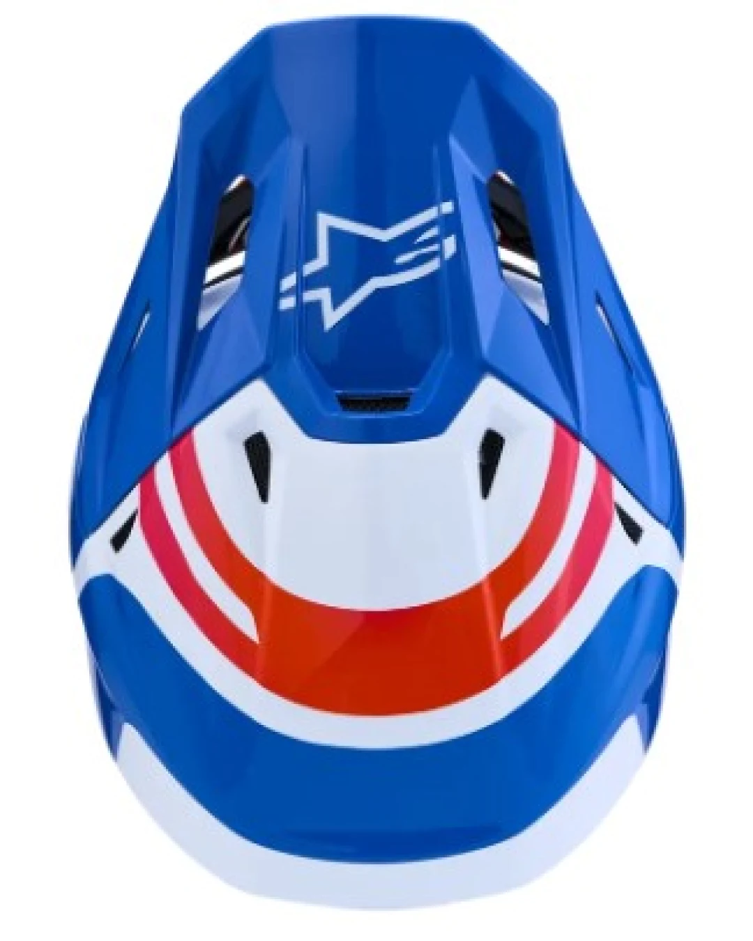 Мотокрос каска ALPINESTARS SM7 CORE WHT/BLU/PNK