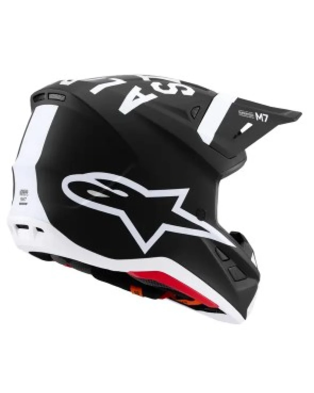 Мотокрос каска ALPINESTARS SM7 DASHER BLK/WHT