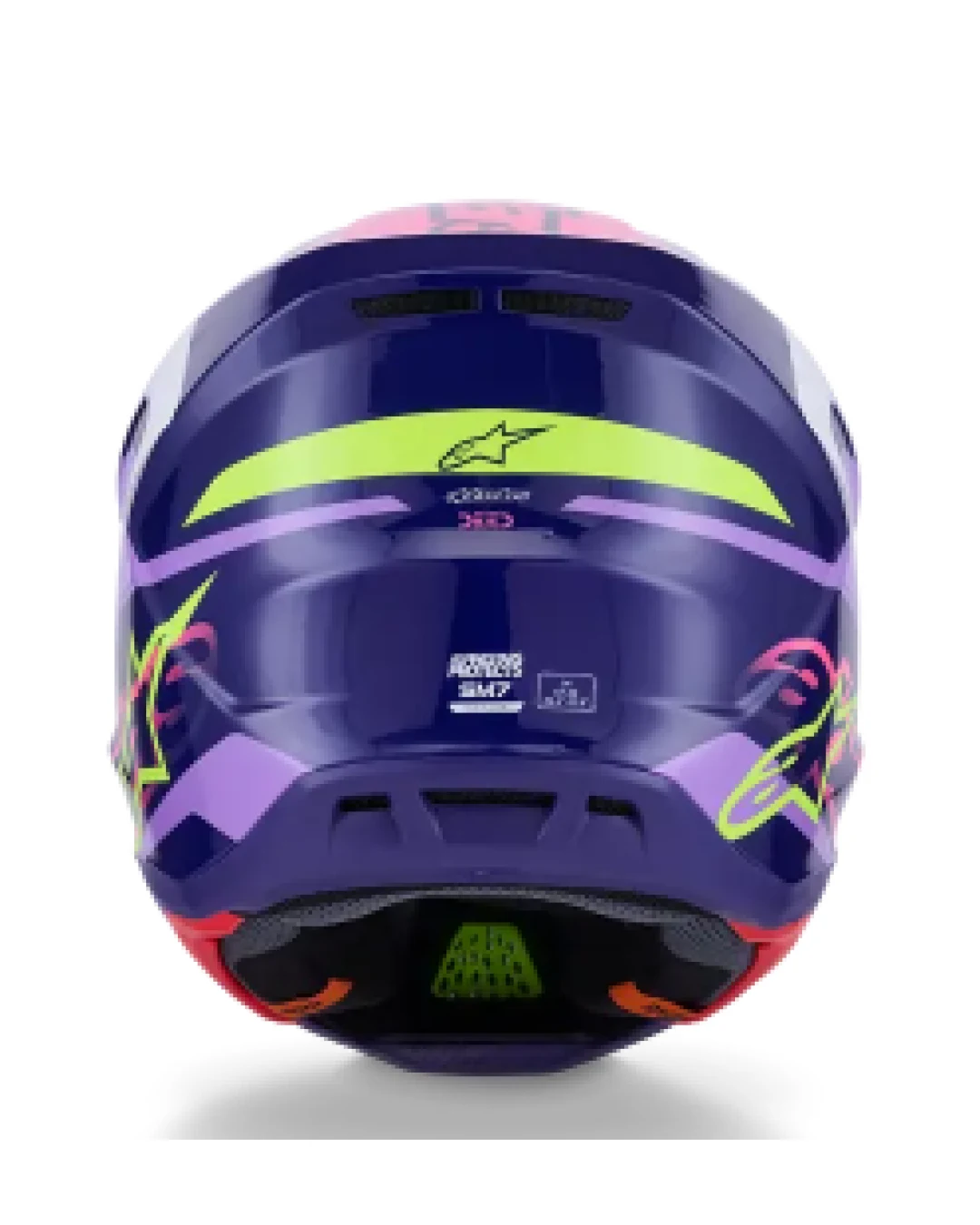 Мотокрос каска ALPINESTARS SM7 DEED PURPLE/PINK