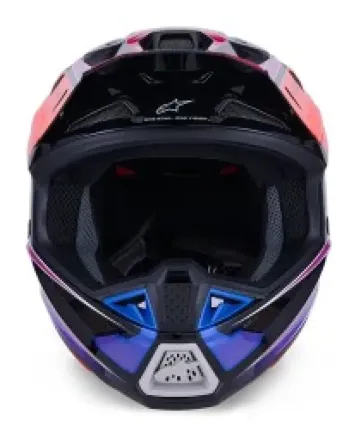 Мотокрос каска ALPINESTARS SM7 FUSE BLU/PU/PINK