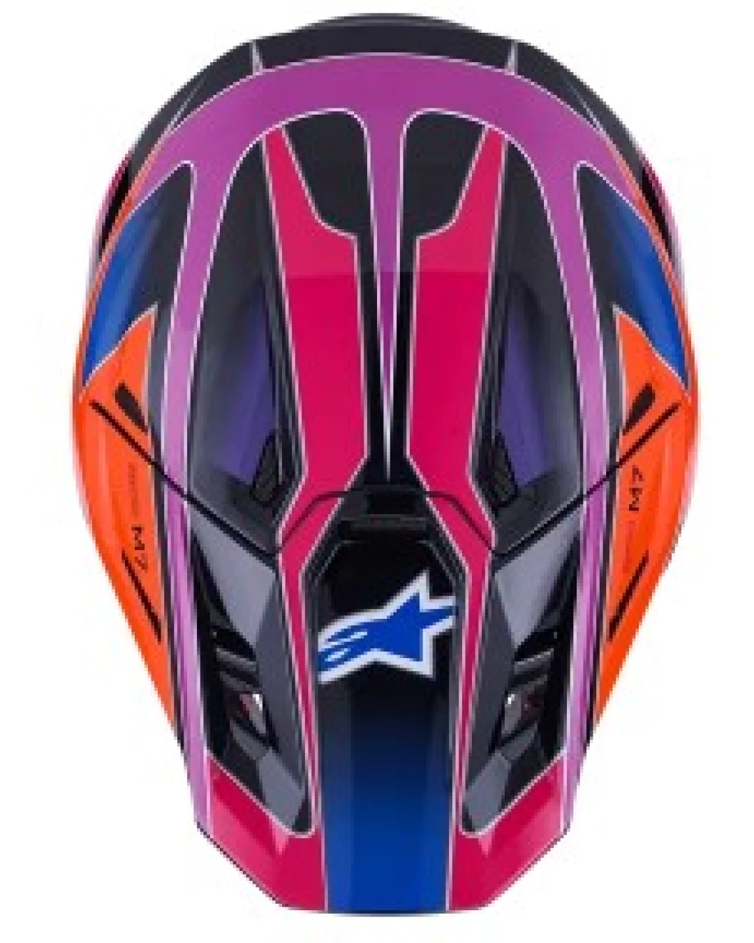 Мотокрос каска ALPINESTARS SM7 FUSE BLU/PU/PINK