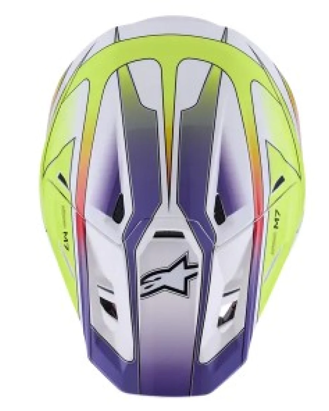 Мотокрос каска ALPINESTARS SM7 FUSE WHT/YL/PU