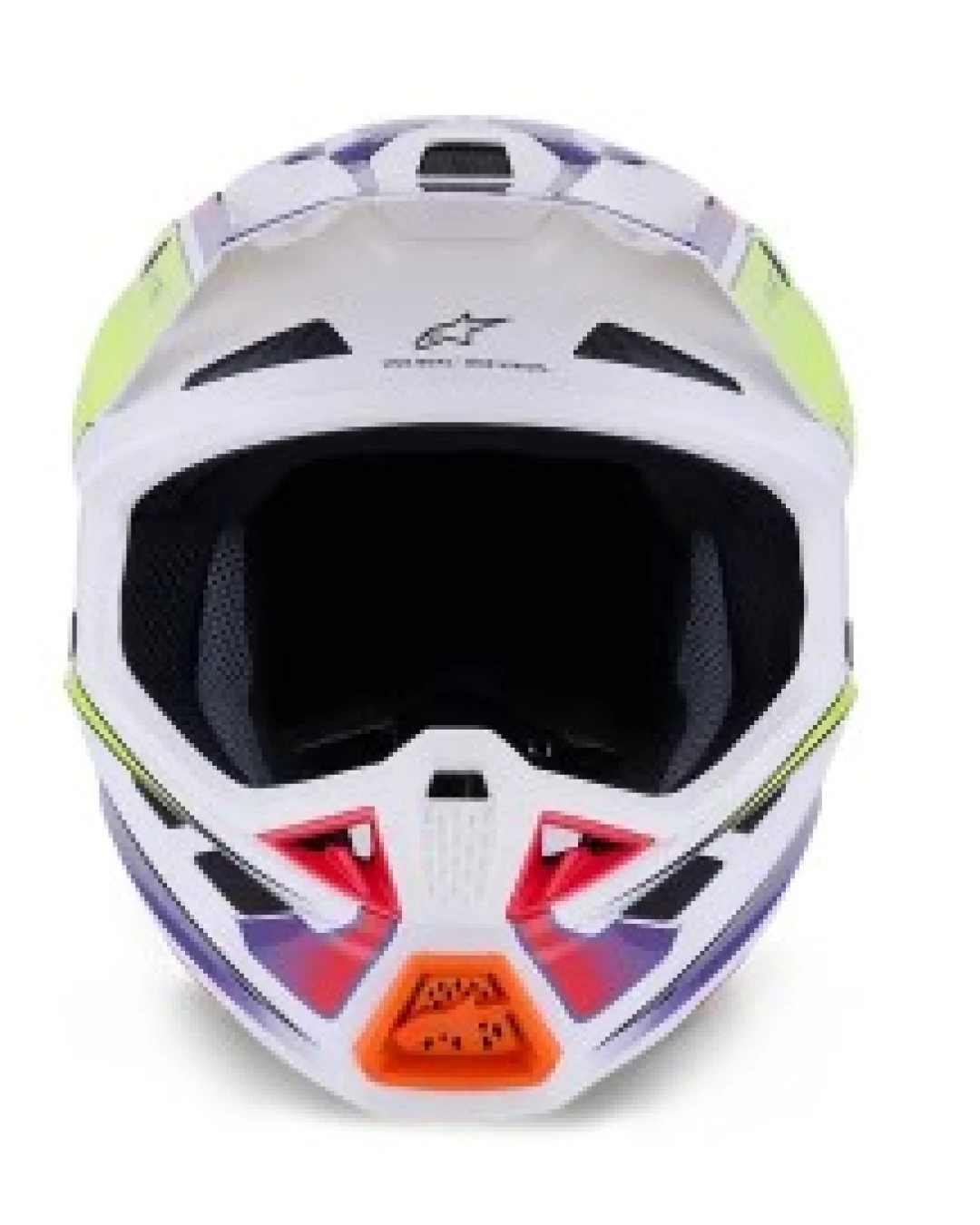 Мотокрос каска ALPINESTARS SM7 FUSE WHT/YL/PU