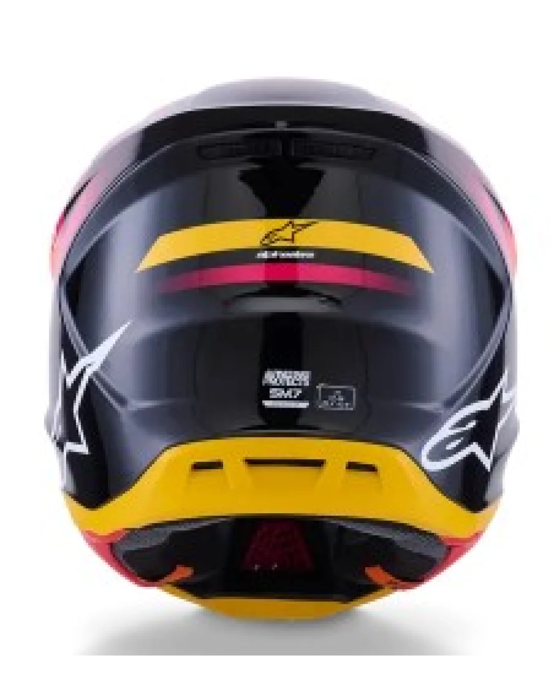 Мотокрос каска ALPINESTARS SM7 RISE BLK/YL/PINK