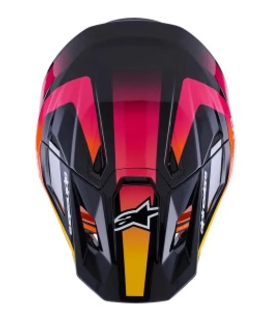 Мотокрос каска ALPINESTARS SM7 RISE BLK/YL/PINK
