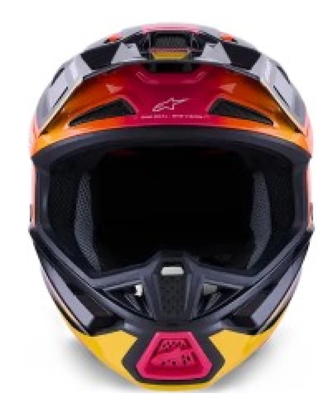 Мотокрос каска ALPINESTARS SM7 RISE BLK/YL/PINK