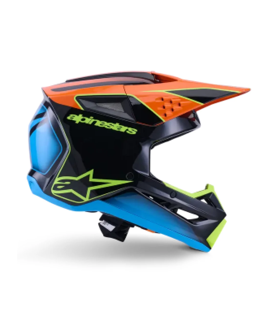 Мотокрос каска ALPINESTARSSM3 FRAY BLACK/ORANGE/YELLOW