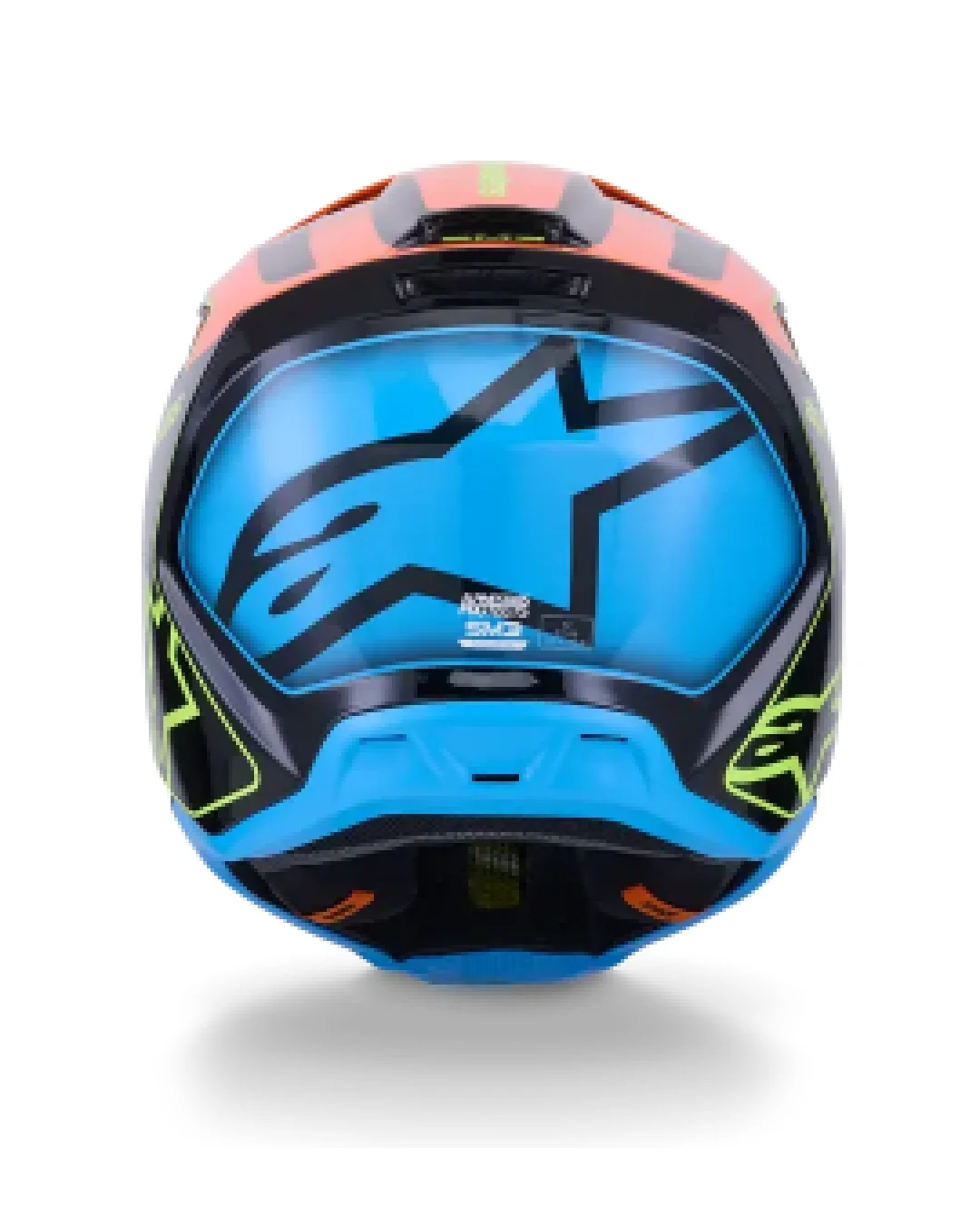 Мотокрос каска ALPINESTARSSM3 FRAY BLACK/ORANGE/YELLOW