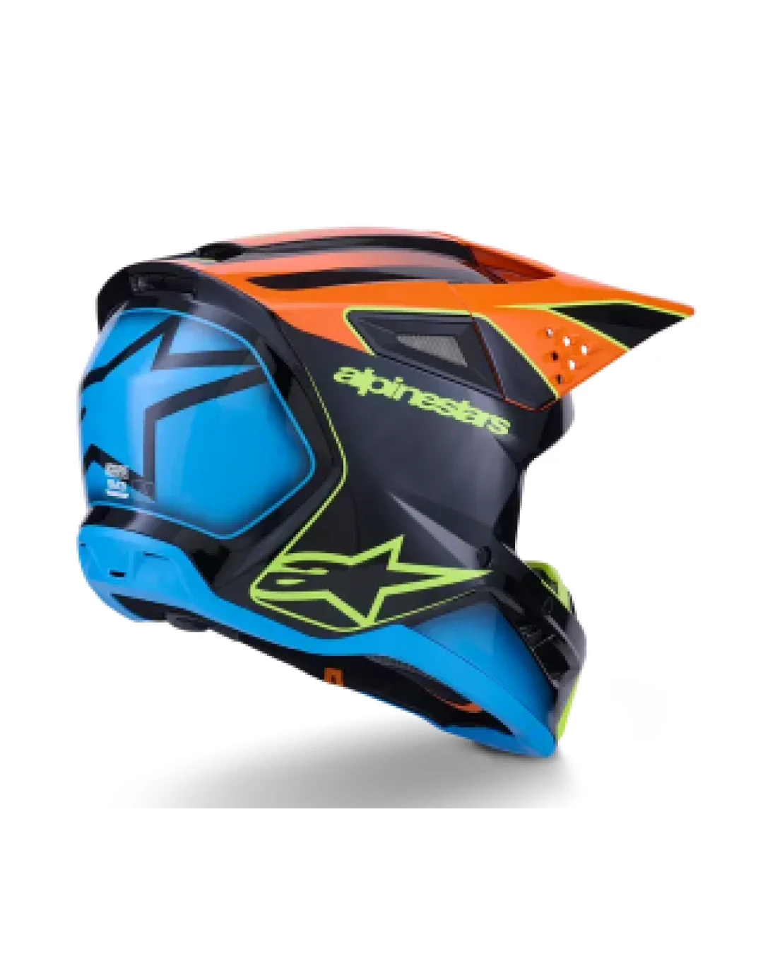 Мотокрос каска ALPINESTARSSM3 FRAY BLACK/ORANGE/YELLOW