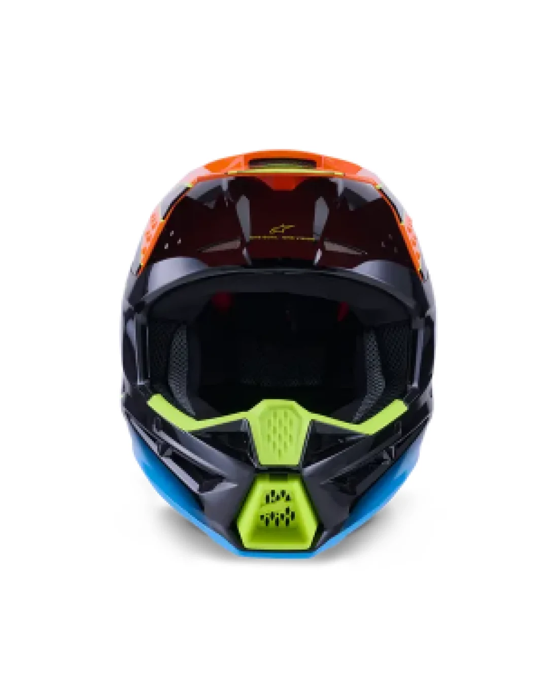 Мотокрос каска ALPINESTARSSM3 FRAY BLACK/ORANGE/YELLOW