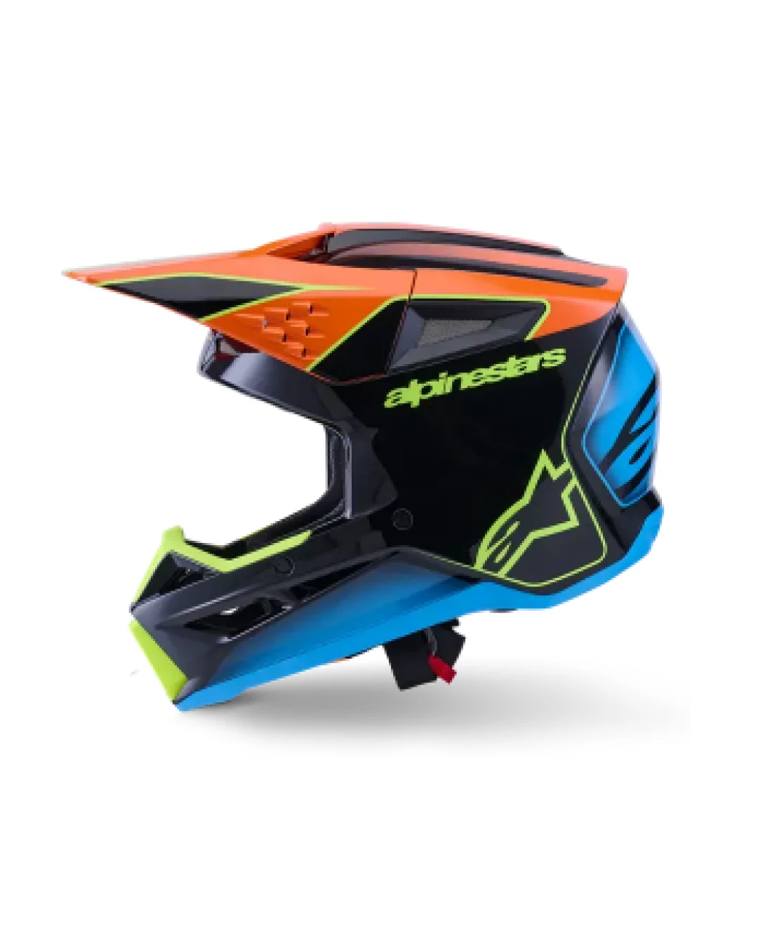 Мотокрос каска ALPINESTARSSM3 FRAY BLACK/ORANGE/YELLOW