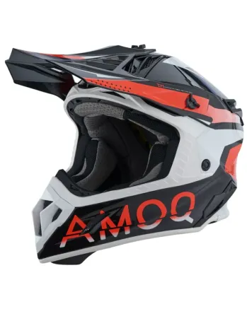 Мотокрос каска AMOQ Friction Mips Helmet Black/red