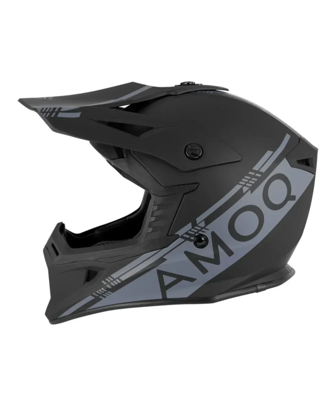 Мотокрос каска AMOQ Meteor V2 Helmet Axis Black/Grey
