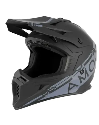 Мотокрос каска AMOQ Meteor V2 Helmet Axis Black/Grey