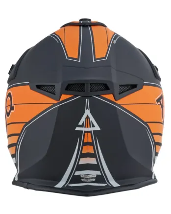 Мотокрос каска AMOQ Meteor V2 Helmet Axis Black/orange