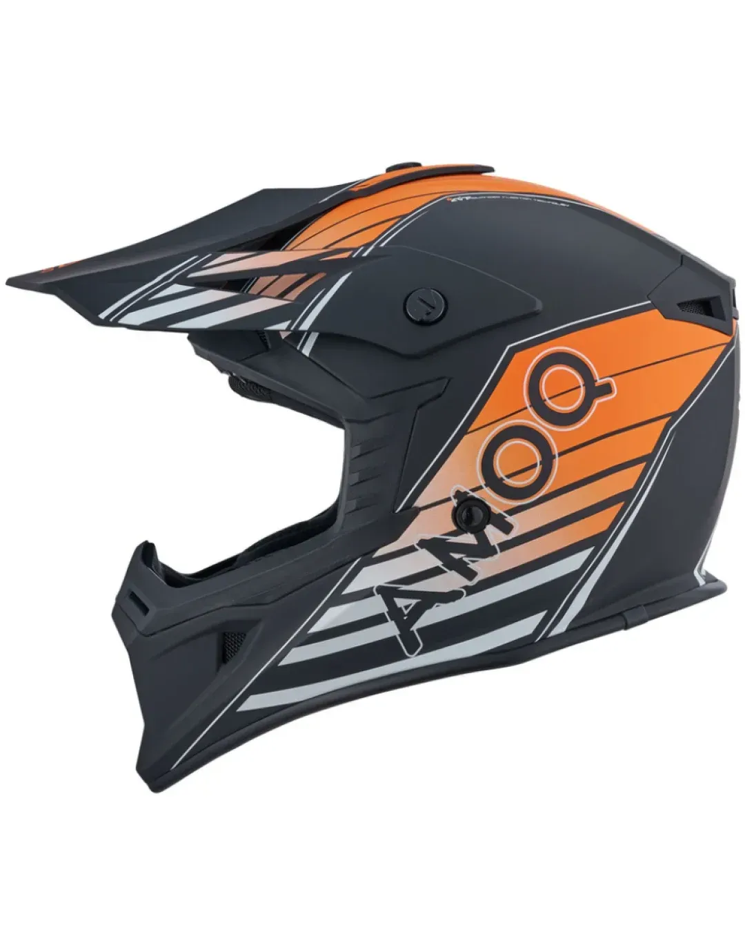 Мотокрос каска AMOQ Meteor V2 Helmet Axis Black/orange
