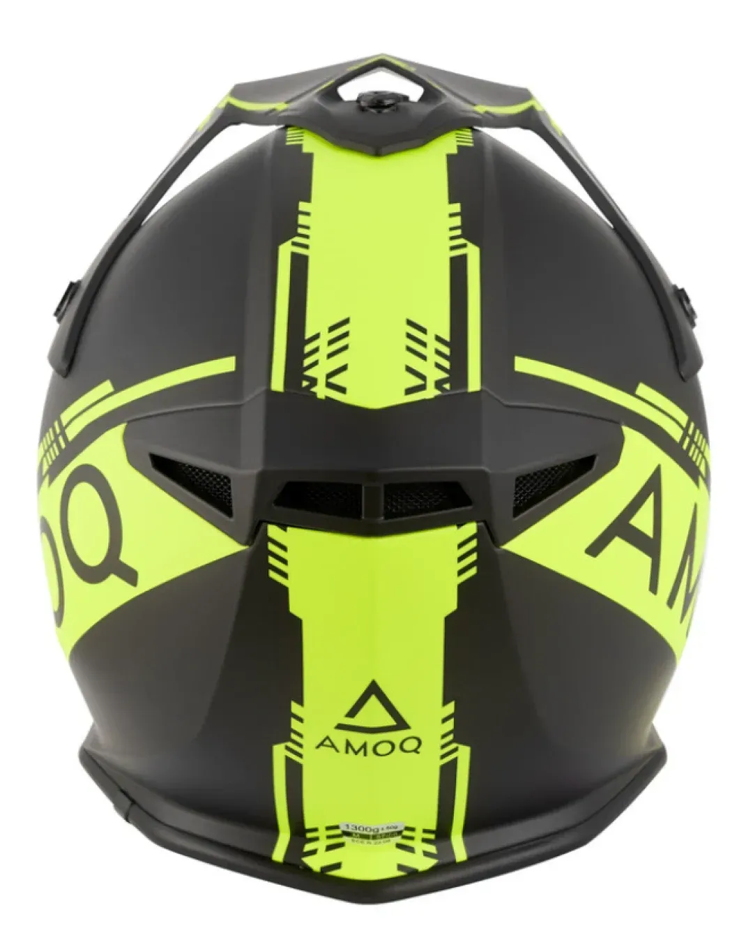 Мотокрос каска AMOQ Meteor V2 Helmet Black/HiVis