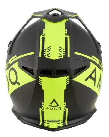 Мотокрос каска AMOQ Meteor V2 Helmet Black/HiVis