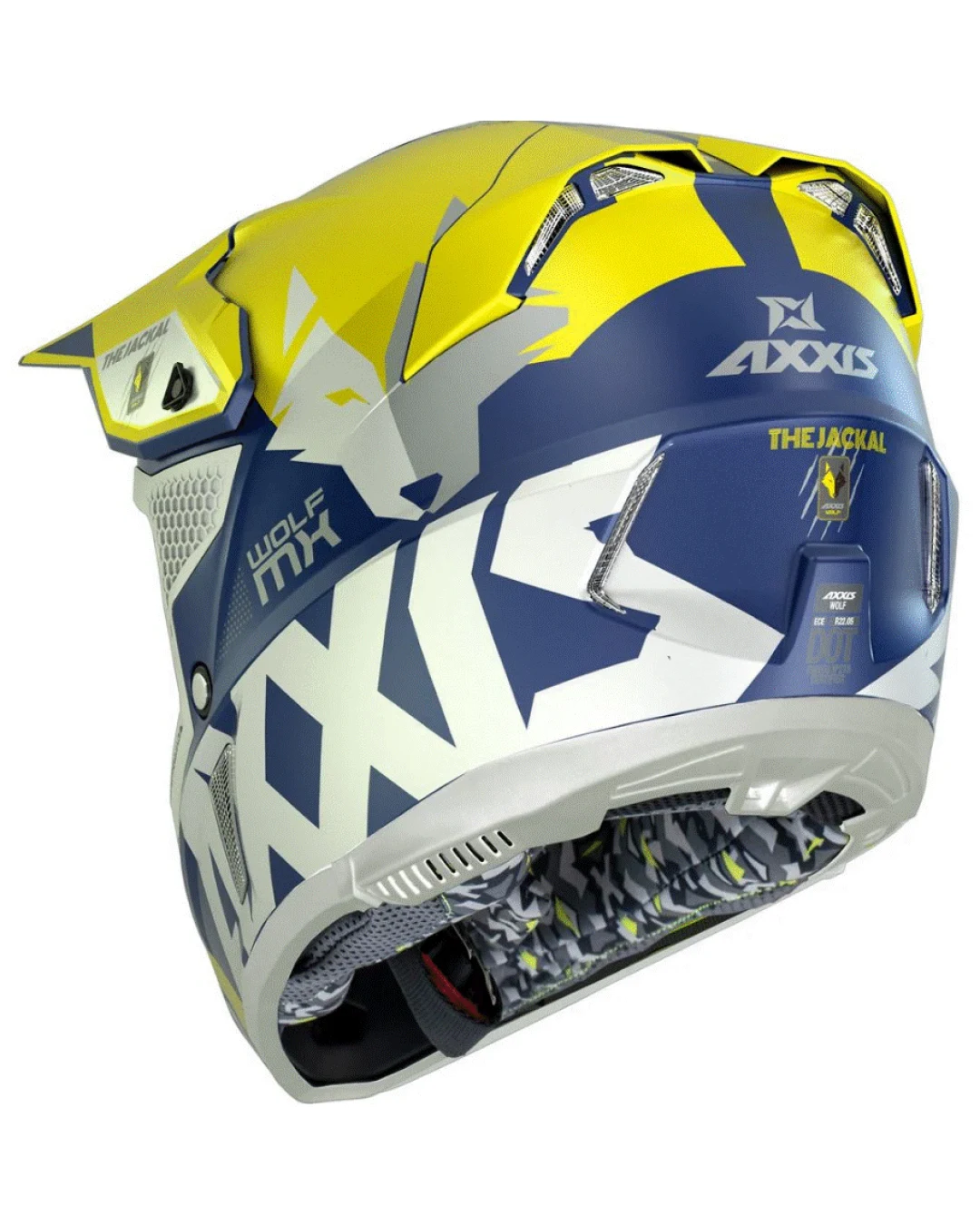 Мотокрос каска AXXIS WOLF JACKAL A3