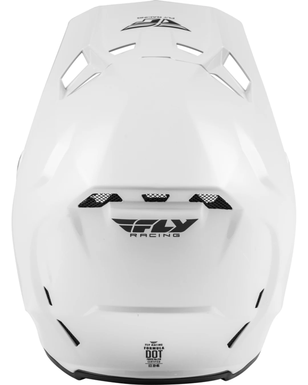Мотокрос каска FLY RACING Formula Carbon Solid Helmet - White
