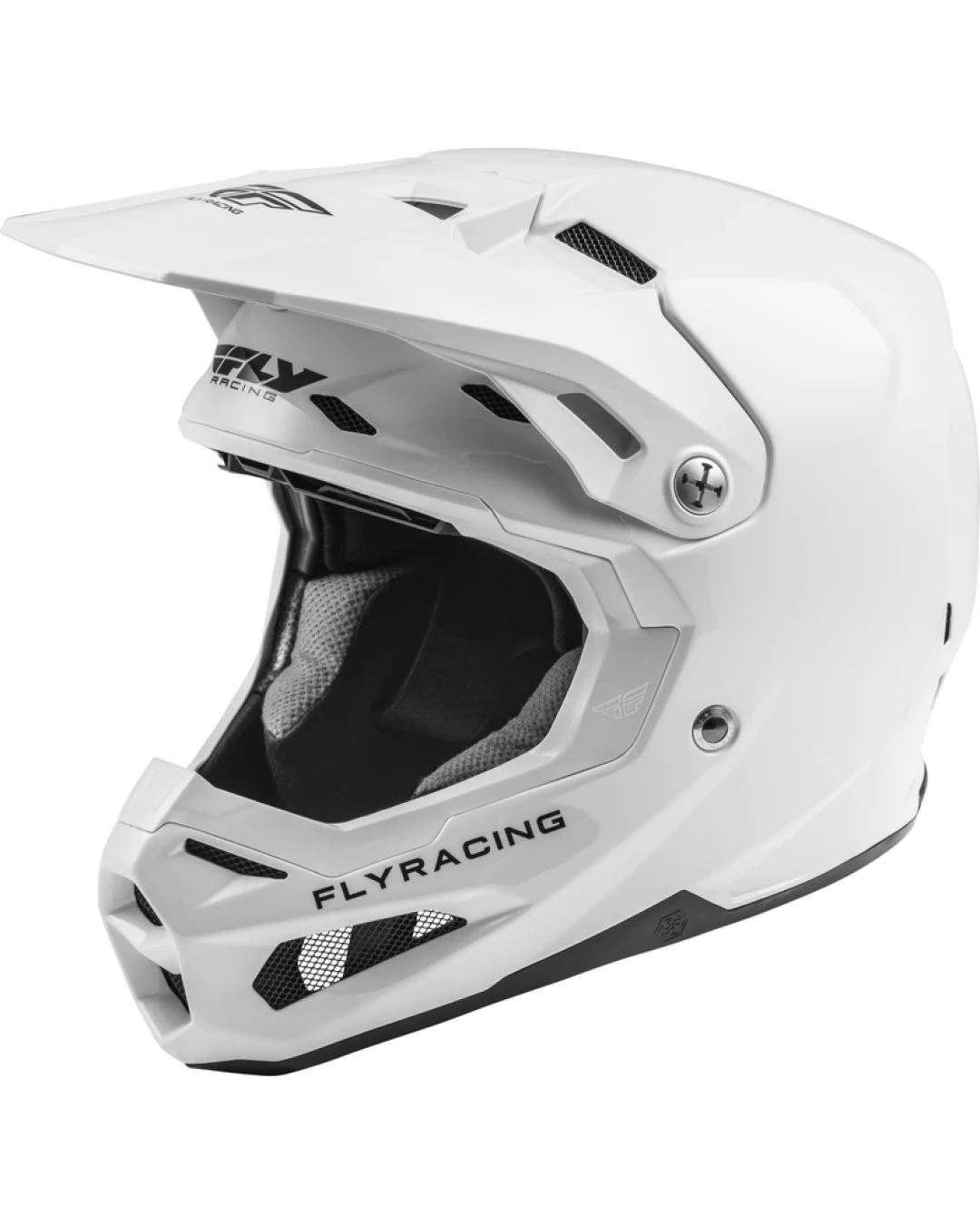 Мотокрос каска FLY RACING Formula Carbon Solid Helmet - White