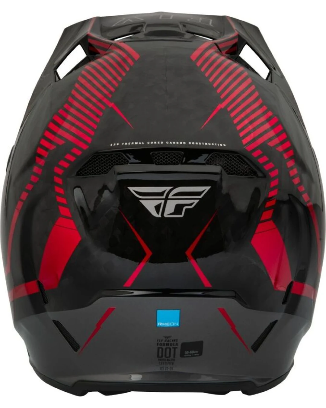 Мотокрос каска FLY RACING Formula Carbon Tracer Helmet - Red/Black