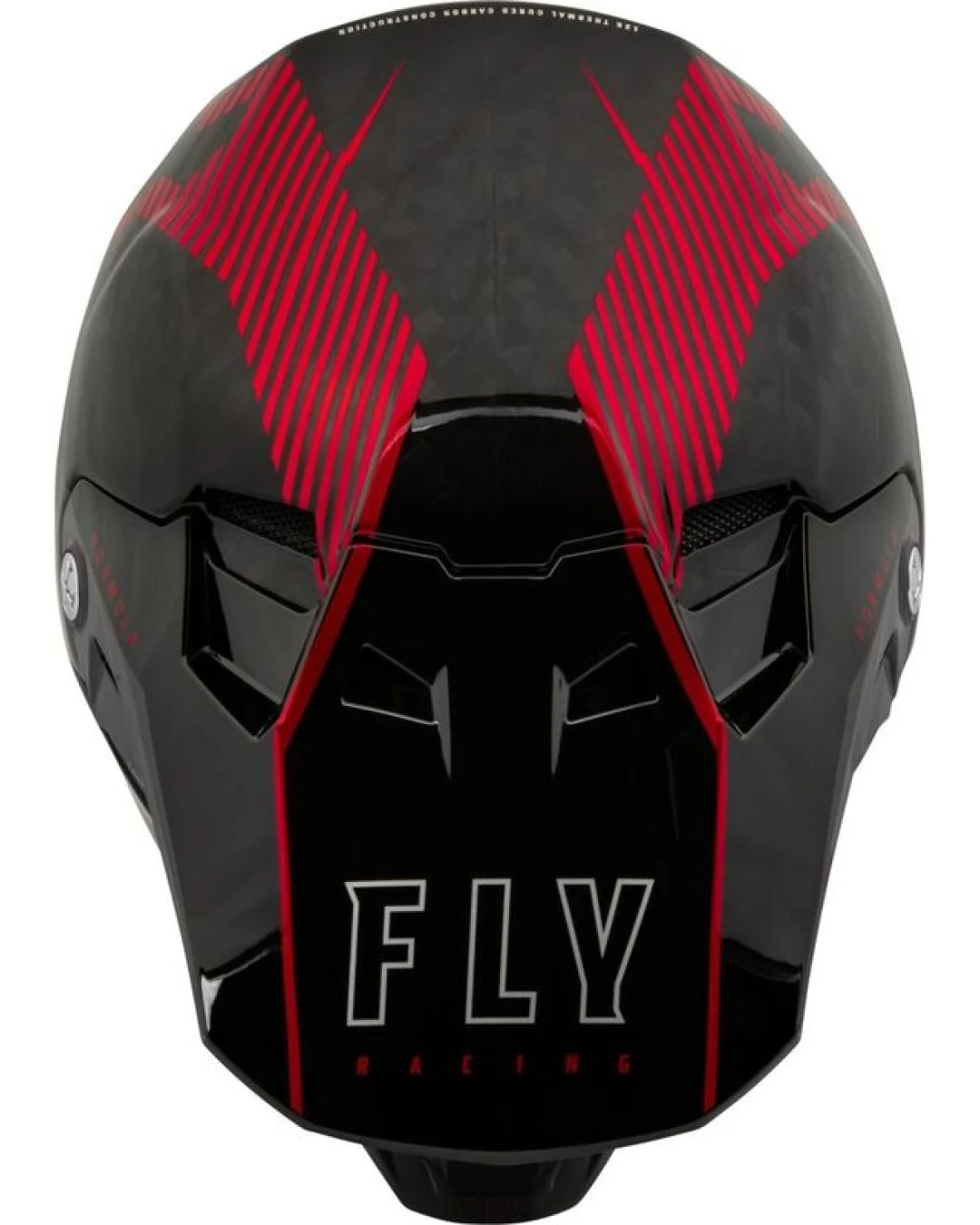 Мотокрос каска FLY RACING Formula Carbon Tracer Helmet - Red/Black