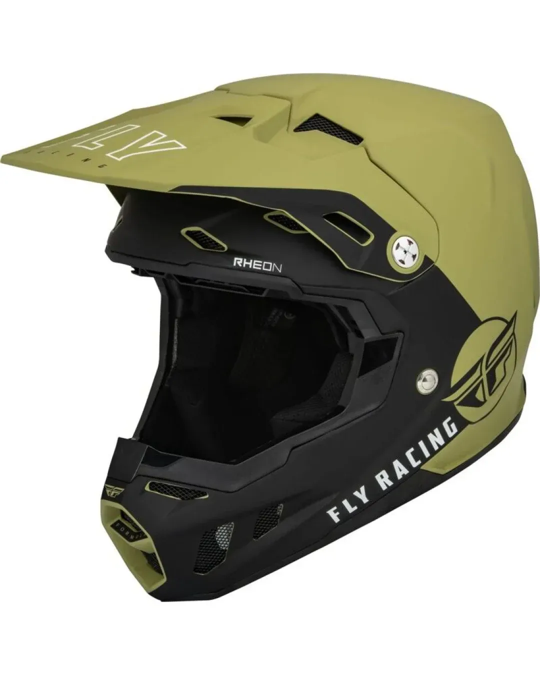 Мотокрос каска FLY RACING Formula CC Centrum - Matte Olive Green/Black