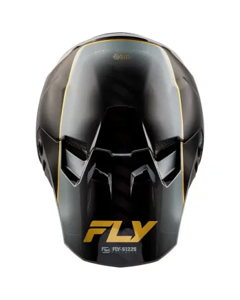 Мотокрос каска FLY RACING Formula CC L.E. Underglow - Black/Grey/Gold 2025