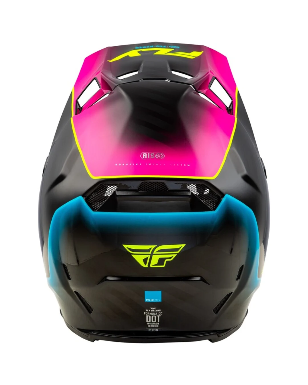 Мотокрос каска FLY RACING Formula CC L.E. Underglow - Grey/Pink/Blue 2025