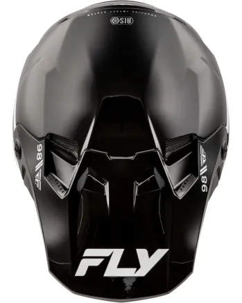 Мотокрос каска FLY RACING Formula CC Objective - Black/White 2025
