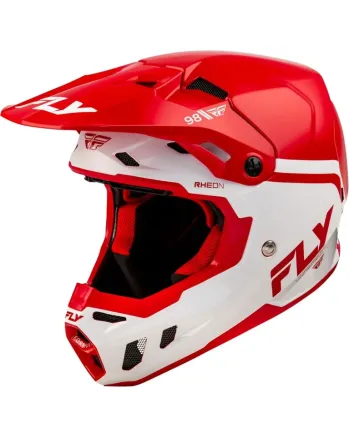 Мотокрос каска FLY RACING Formula CC Objective - Red/White 2025