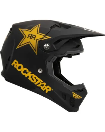 Мотокрос каска FLY RACING Formula CC Rockstar - Matte Black/Gold