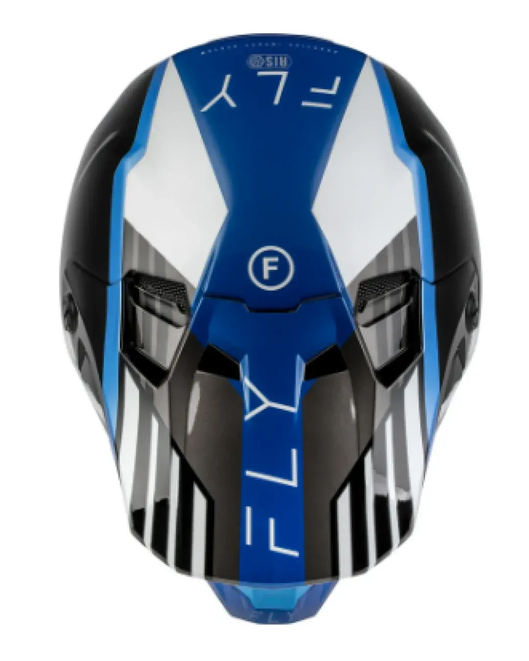 Мотокрос каска FLY RACING Formula CC Strike- Black/Blue/Grey/White