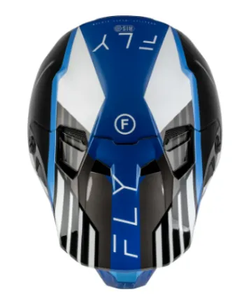Мотокрос каска FLY RACING Formula CC Strike- Black/Blue/Grey/White