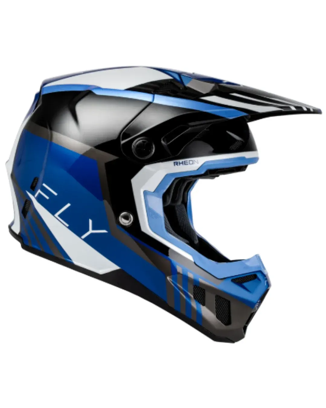 Мотокрос каска FLY RACING Formula CC Strike- Black/Blue/Grey/White