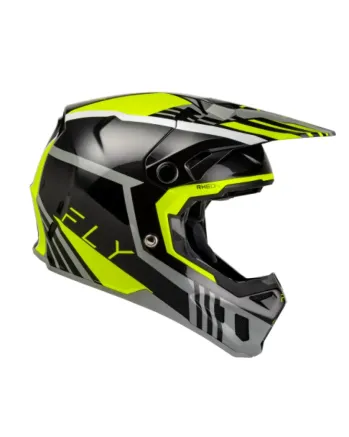 Мотокрос каска FLY RACING Formula CC Strike- Grey/Black/Hi-Vis