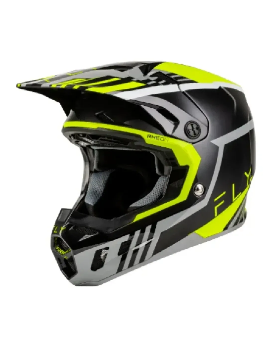 Мотокрос каска FLY RACING Formula CC Strike- Grey/Black/Hi-Vis