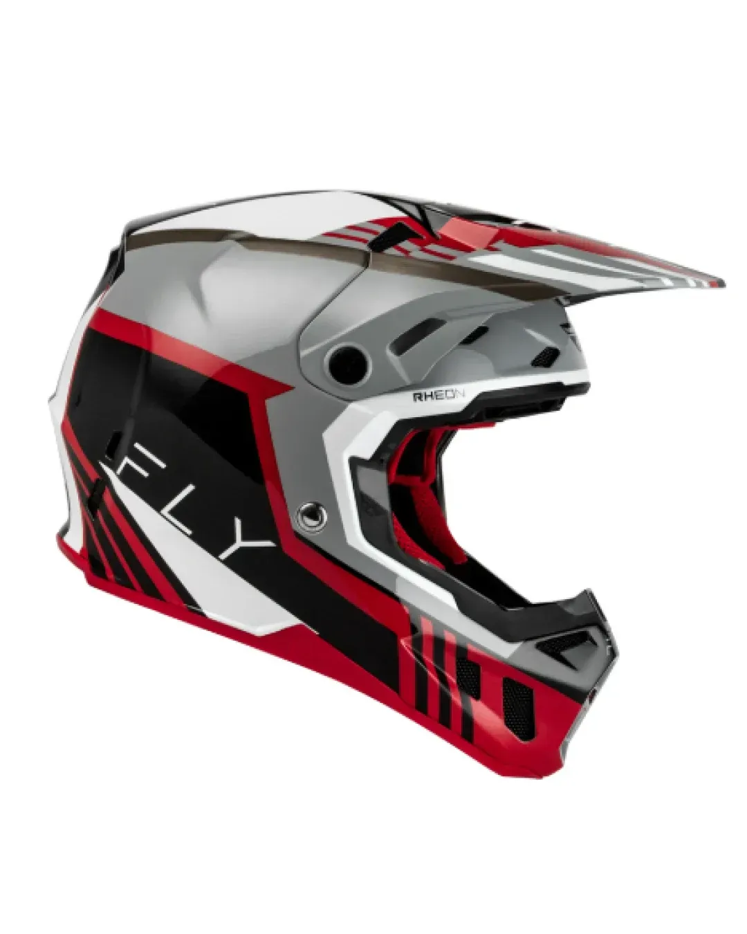 Мотокрос каска FLY RACING Formula CC Strike- Grey/Red/Black/White