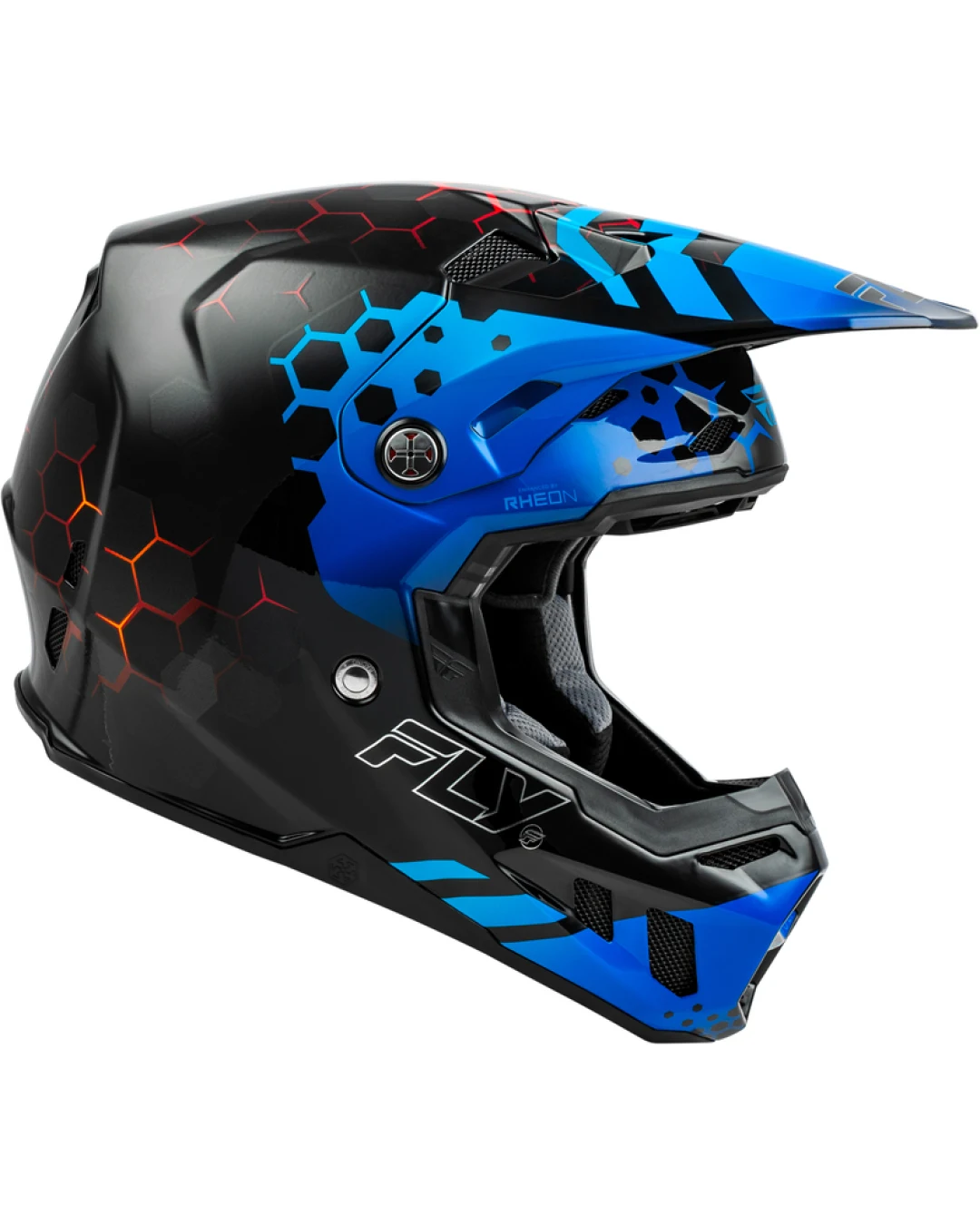 Мотокрос каска FLY RACING Formula CC Tektonic - Black/Blue/Red
