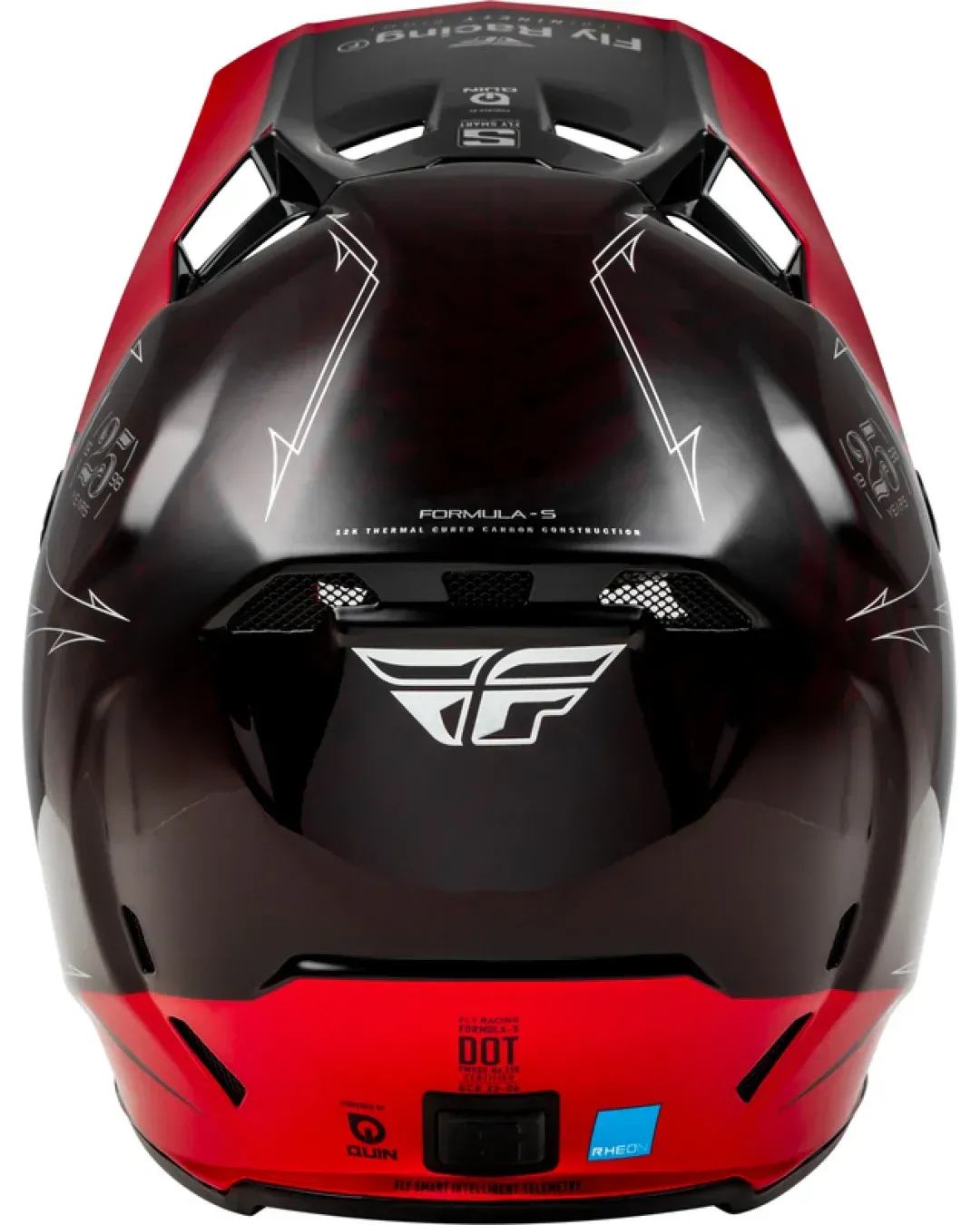 Мотокрос каска FLY RACING Formula CC Tektonic - Black/Red