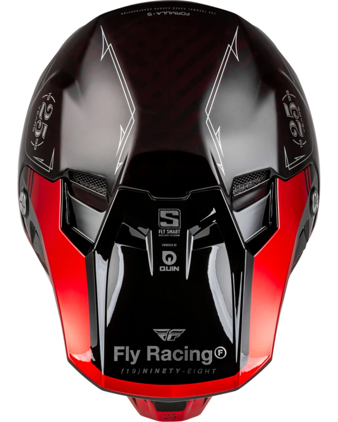 Мотокрос каска FLY RACING Formula CC Tektonic - Black/Red