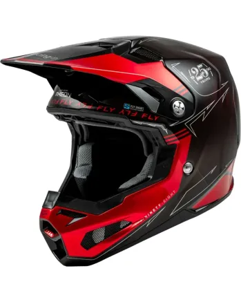 Мотокрос каска FLY RACING Formula CC Tektonic - Black/Red
