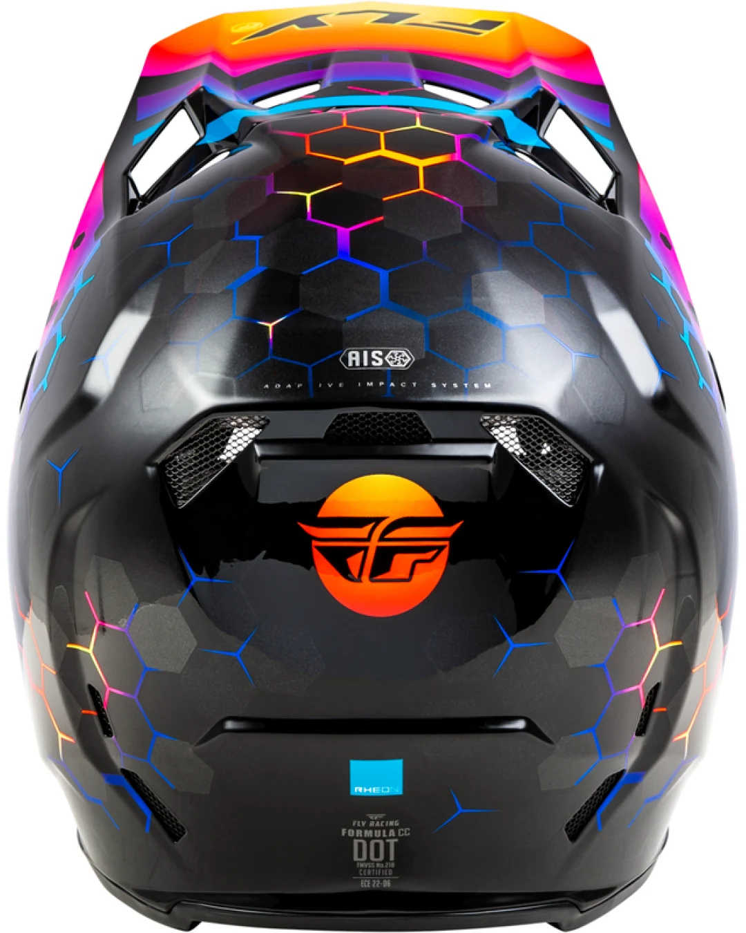 Мотокрос каска FLY RACING Formula CC Tektonic - Black/Sunset